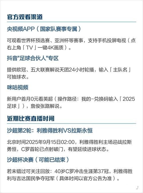 世界杯足球直播平台及观看渠道解析 世界杯足球直播平台及观看渠道解析